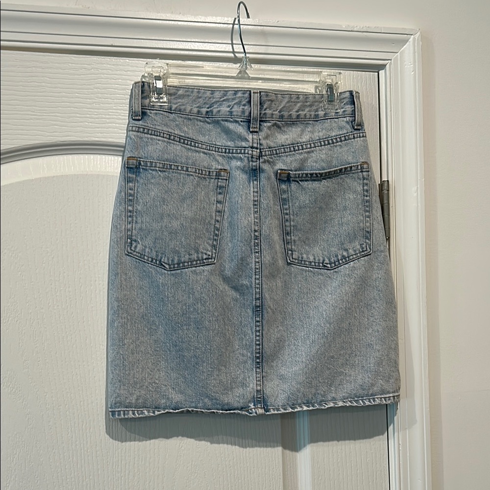H&M Blue Denim Pencil Skirt - Picture 3 of 4